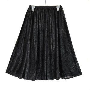 Black lace midi skirt, new. Ameynra design. Size M